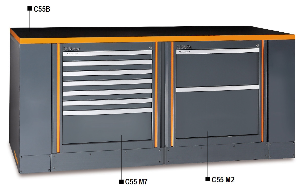 Beta Tools Model C55 B/1-Workbench & Module M2 + M7 Beta Tools Model C55 B/1-Workbench & Module M2 + M7