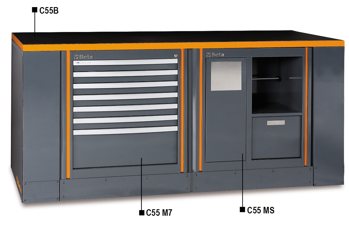 Beta Tools Model C55 B/2-Workbench & Module M7 + Ms Beta Tools Model C55 B/2-Workbench & Module M7 + Ms