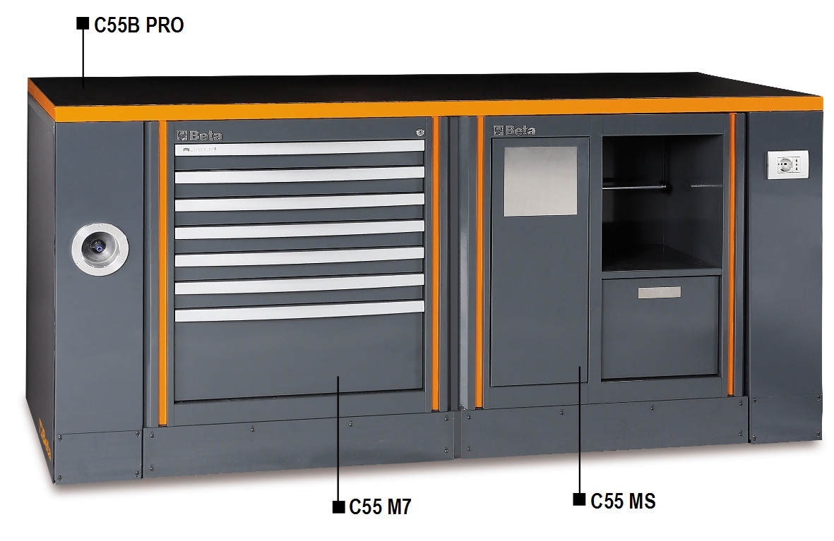 Beta Tools Model C55 B-Pro/2-Workbench & Module M7 + Ms Beta Tools Model C55 B-Pro/2-Workbench & Module M7 + Ms