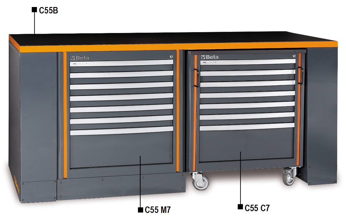 Beta Tools Model C55 B/5-Workbench & Cab C7 + Module M7 Beta Tools Model C55 B/5-Workbench & Cab C7 + Module M7