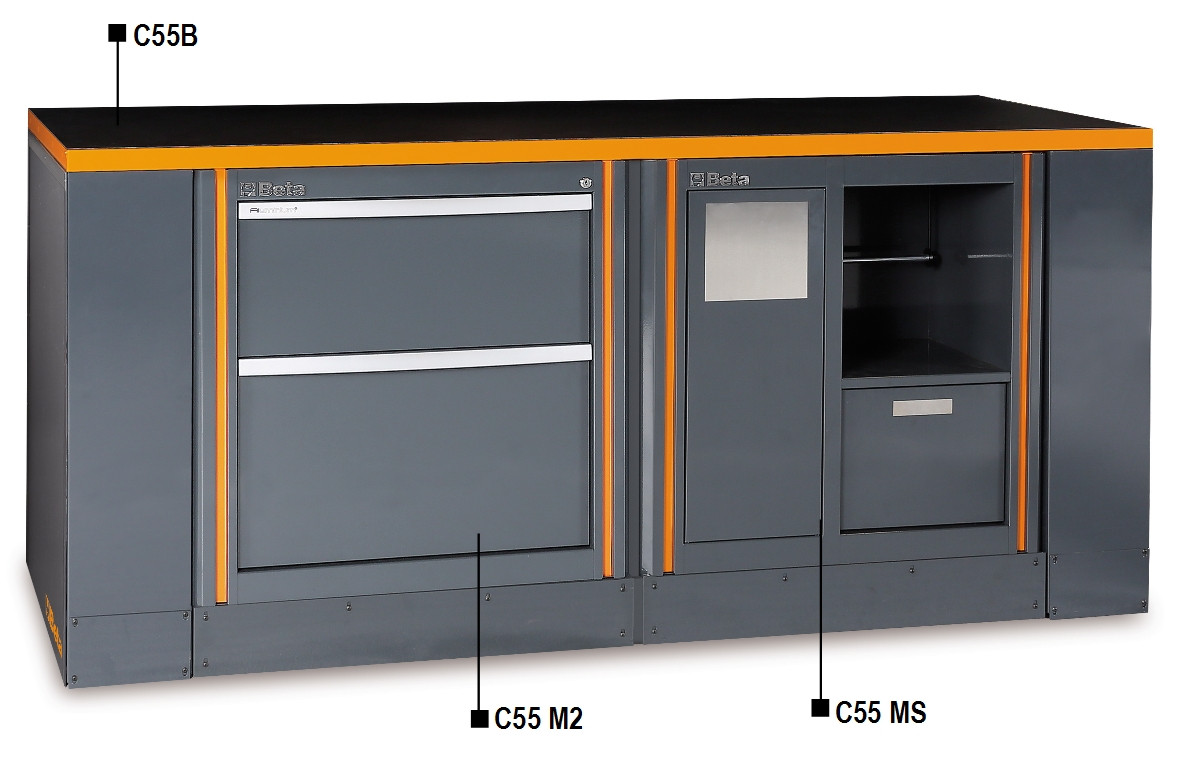 Beta Tools Model C55 B/2-Workbench & Module M2 + Ms Beta Tools Model C55 B/2-Workbench & Module M2 + Ms