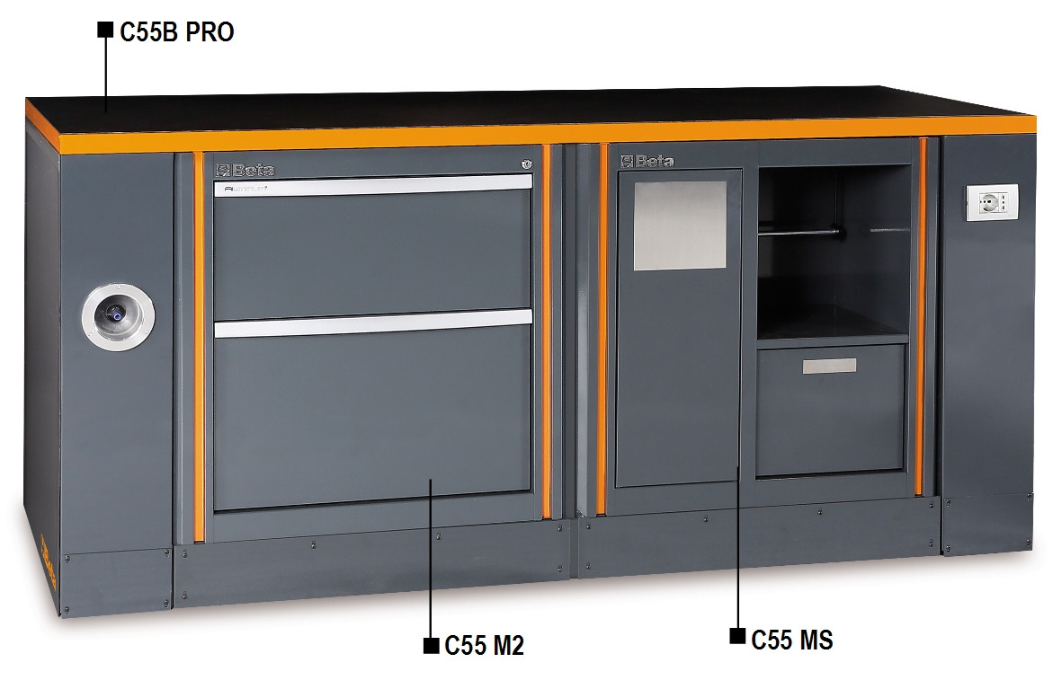 Beta Tools Model C55 B-Pro/6-Workbench & Module M2 + Ms Beta Tools Model C55 B-Pro/6-Workbench & Module M2 + Ms