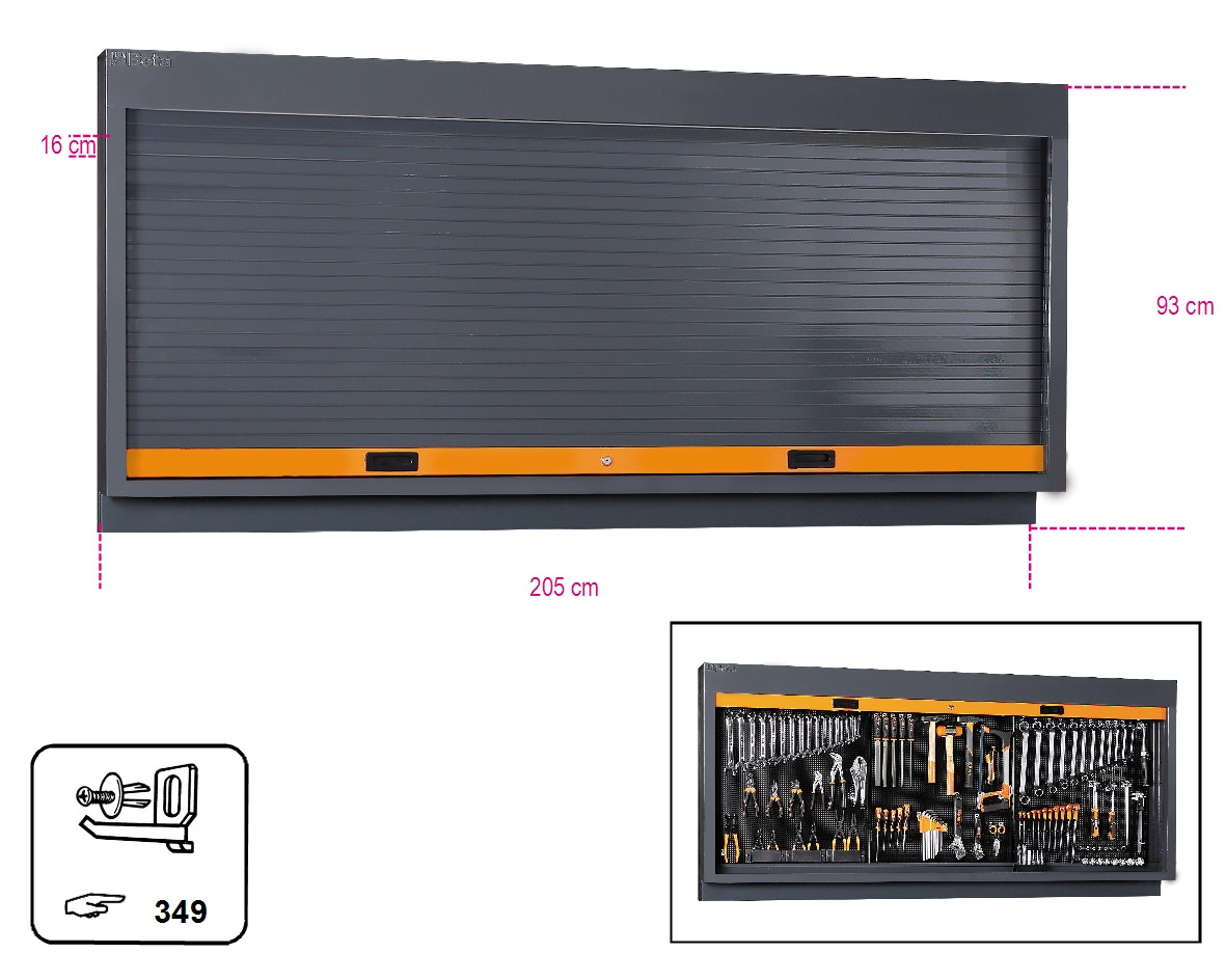 Beta Tools Model C55 P-Tool Panel with Shutter Beta Tools Model C55 P-Tool Panel with Shutter