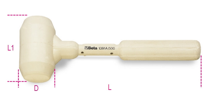 Beta Tools Model 1391 A500-Dead-Blow Hammers Tile Workers Beta Tools Model 1391 A500-Dead-Blow Hammers Tile Workers