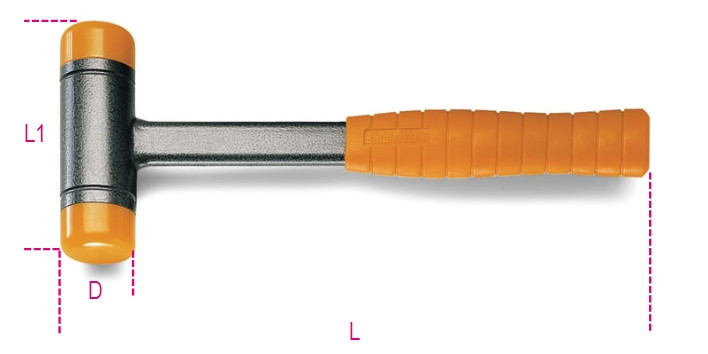 Beta Tools Model 1392 60mm-Dead-Blow Hammers Plastic-Steel Beta Tools Model 1392 60mm-Dead-Blow Hammers Plastic-Steel
