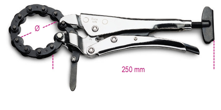 Beta Tools Model 1476 Adjustable Self-Locking Pliers Beta Tools Model 1476 Adjustable Self-Locking Pliers
