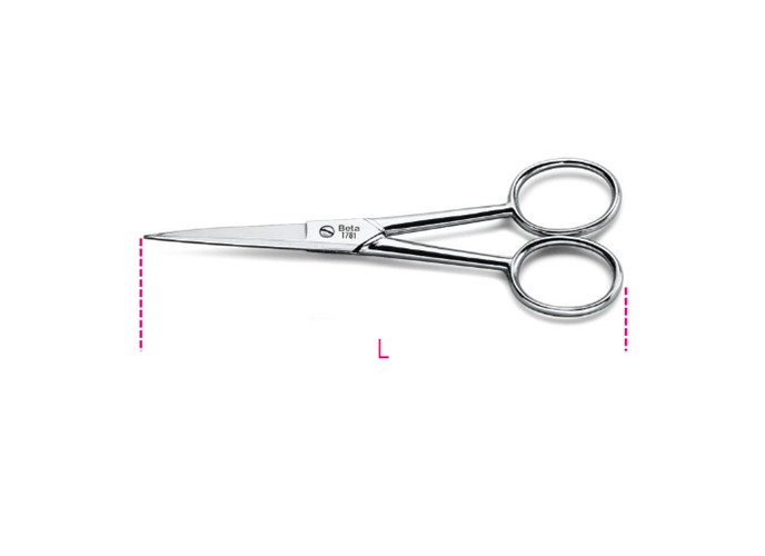 Beta Tools Model 1781 Slim Long Blade Scissors Beta Tools Model 1781 Slim Long Blade Scissors