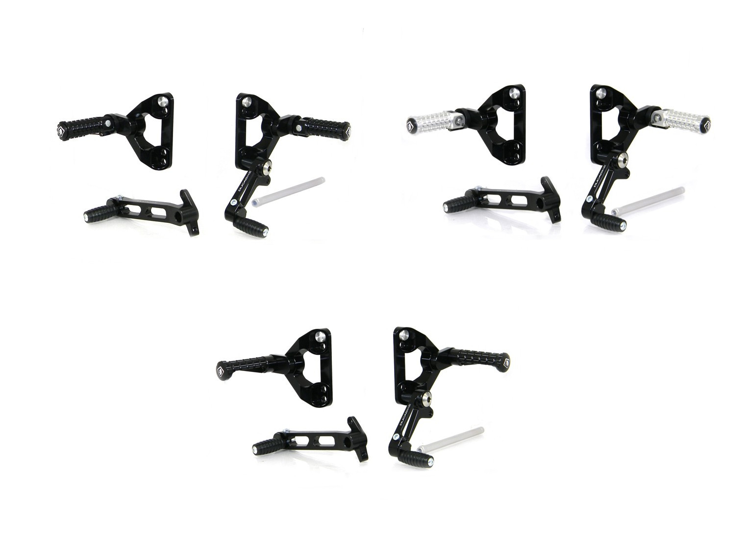 Ducabike SBK Adjustable Rearsets for the Ducati 748/916/996/998