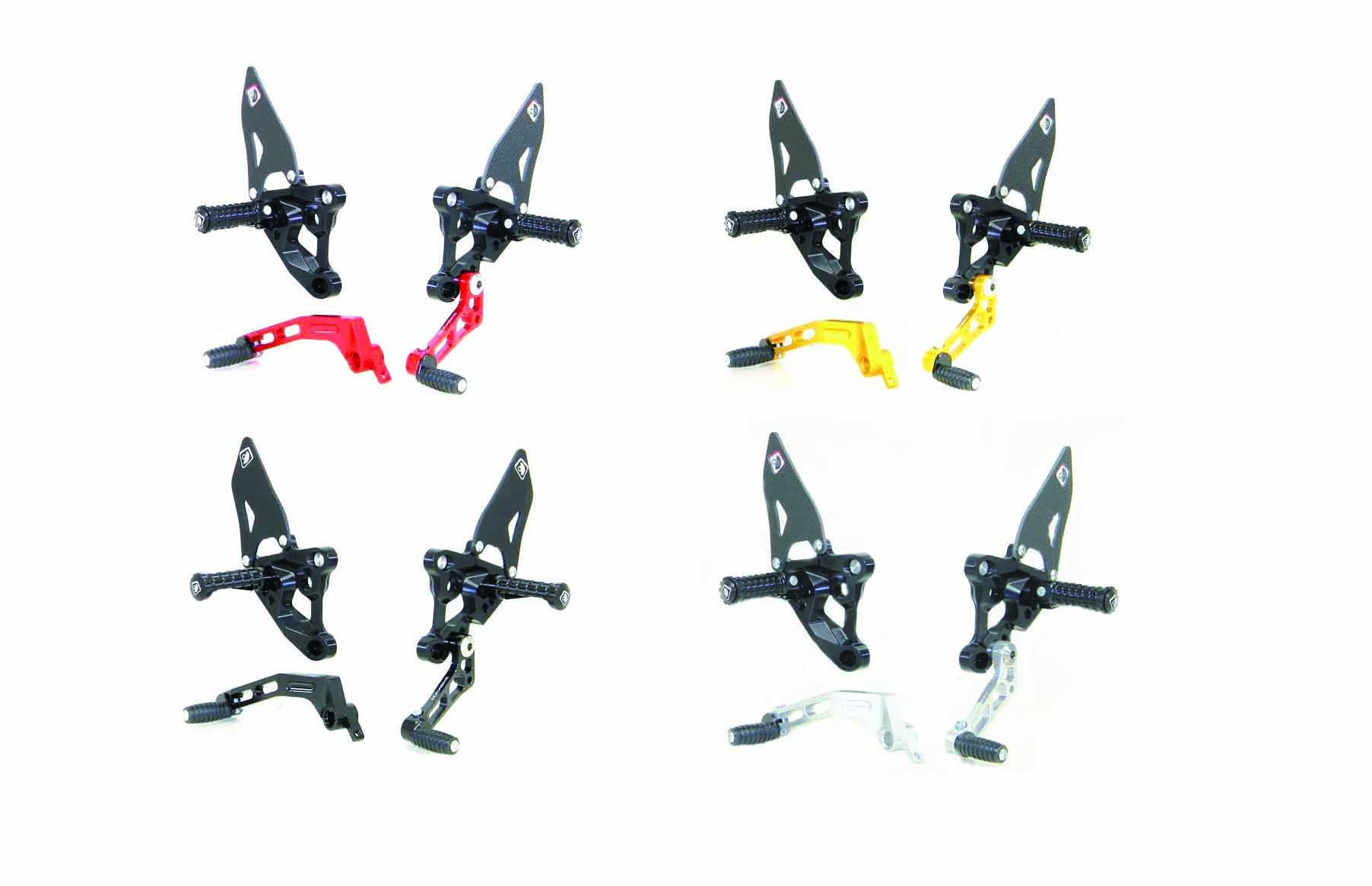 Ducabike SBK Adjustable Rearsets for the Ducati 848/1098/1198