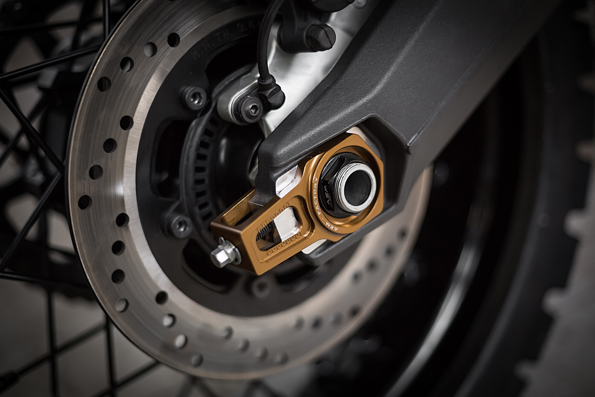 AEM FACTORY Rear Wheel Axle Nut set for Ducati Scrambler, Monster 797